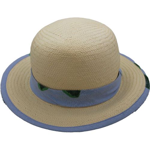 Kid's Crochet Straw Hat
