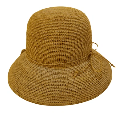 Raffia Hand-crochet Hat